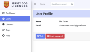 superadmin reset user password